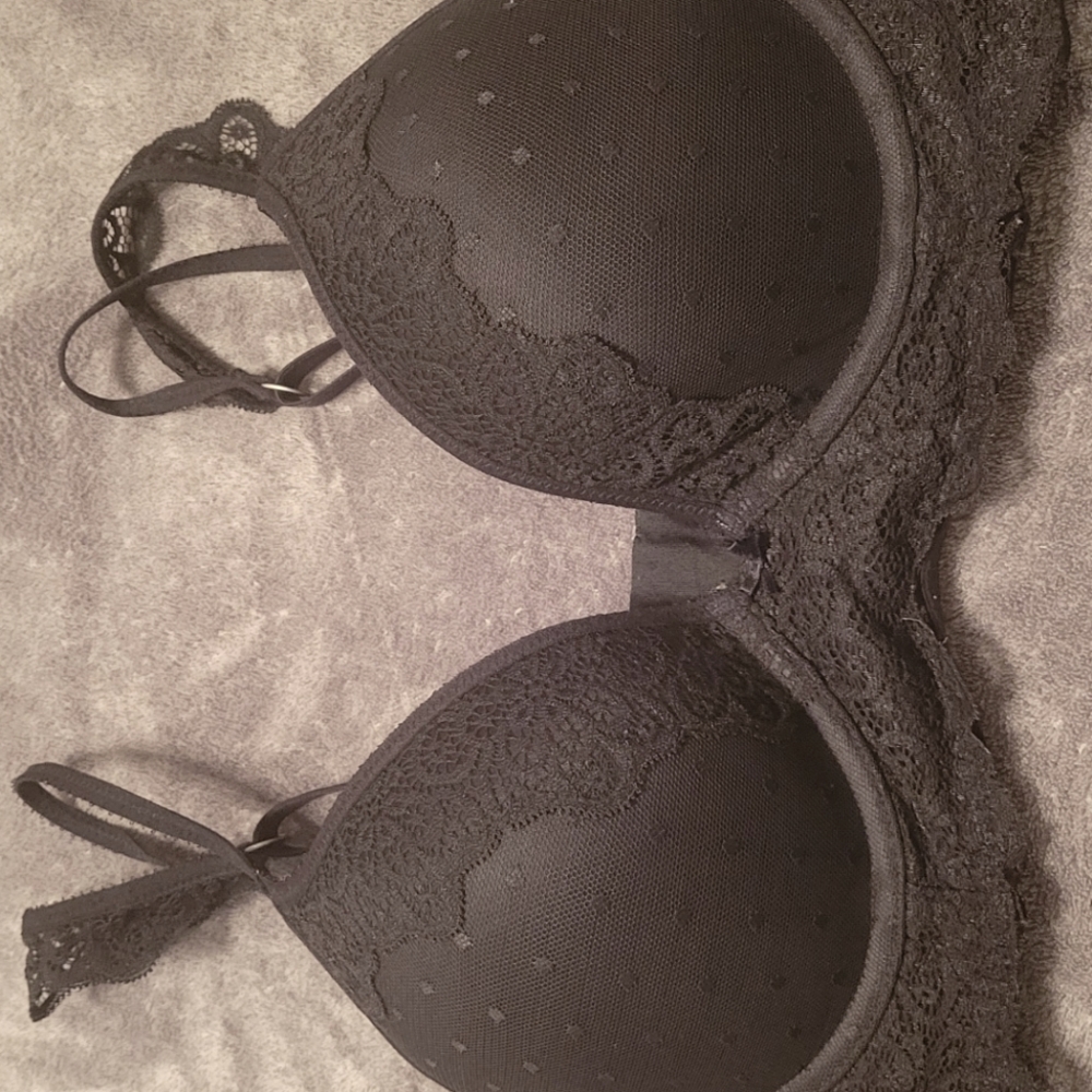 Aerie black lace bra, 34D